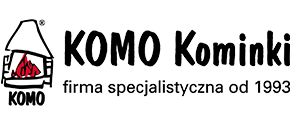 Logo firmy KOMO Kominkoteka