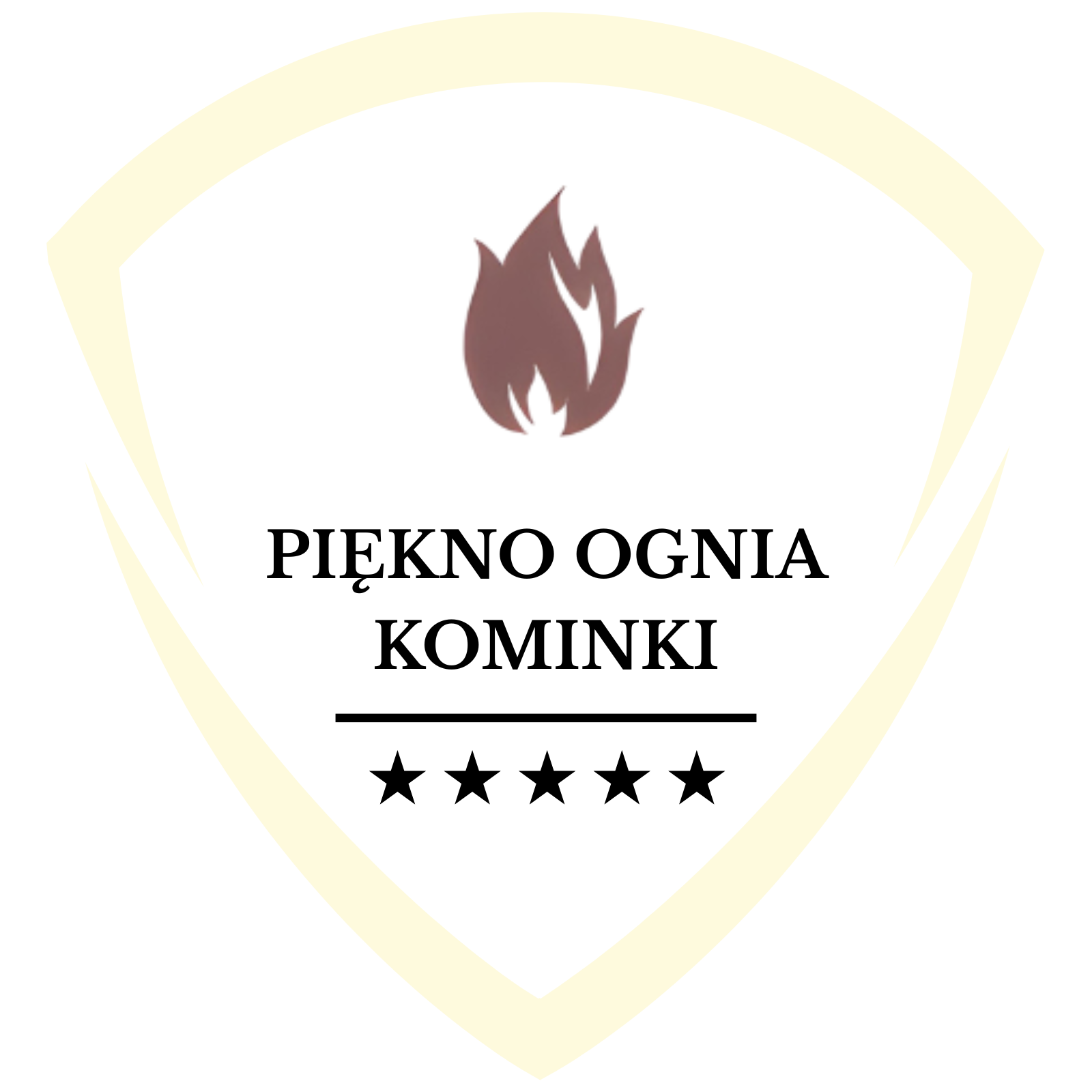 Logo firmy Piękno Ognia Kominki